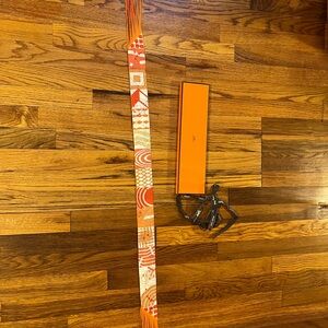 Hermès Limited Odyssey Au Bloc Twilly with silk and leather fringes